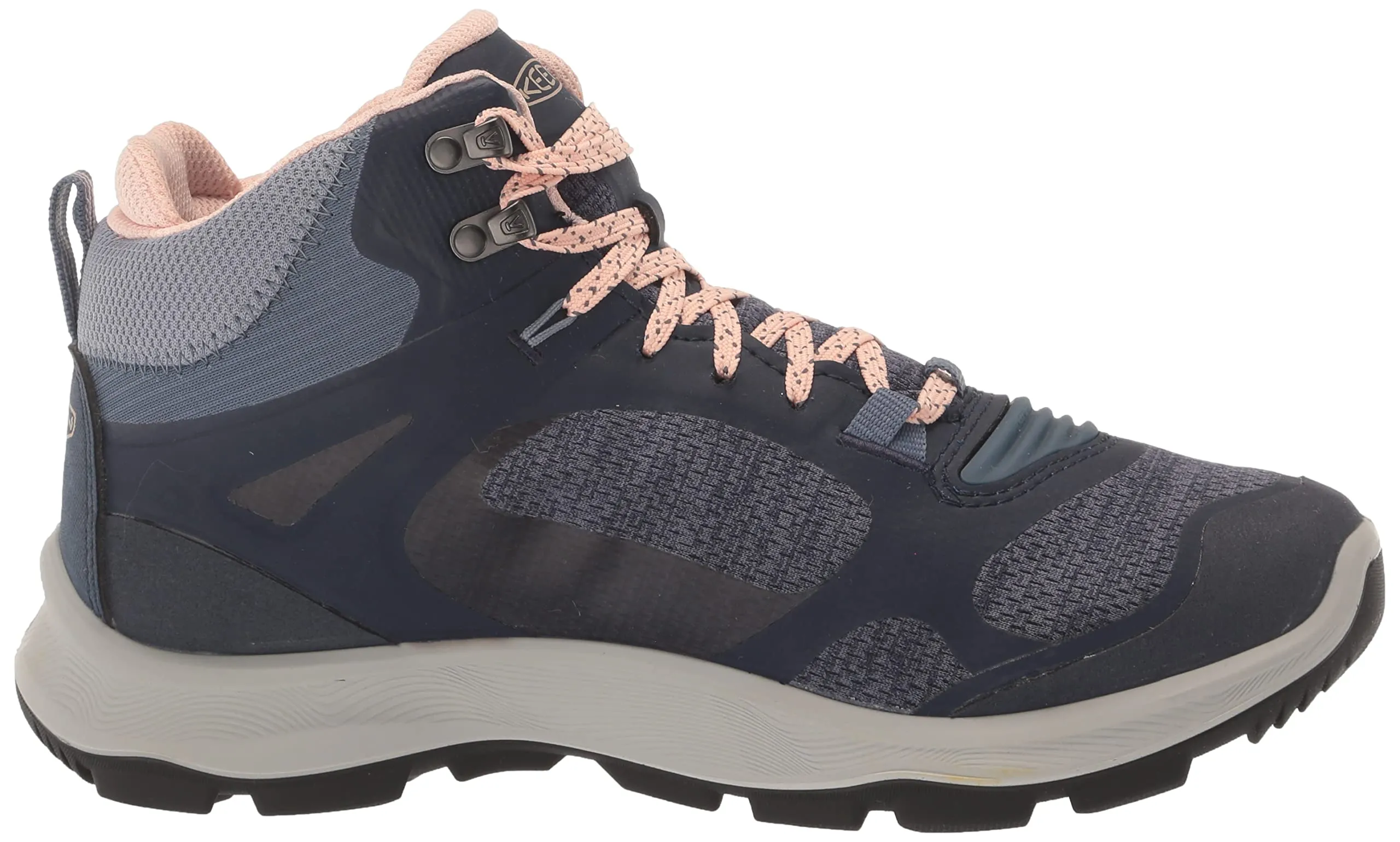 KEEN Women's Terradora Flex Mid Height Waterproof Hiking Boots 9.5 Vintage Indigo/Peachy Keen