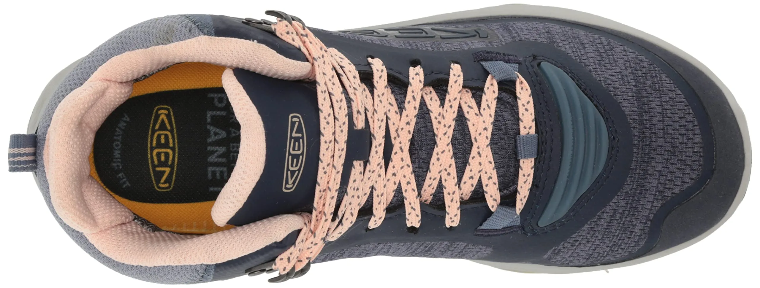 KEEN Women's Terradora Flex Mid Height Waterproof Hiking Boots 9.5 Vintage Indigo/Peachy Keen