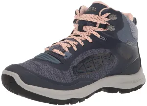 KEEN Women's Terradora Flex Mid Height Waterproof Hiking Boots 9.5 Vintage Indigo/Peachy Keen