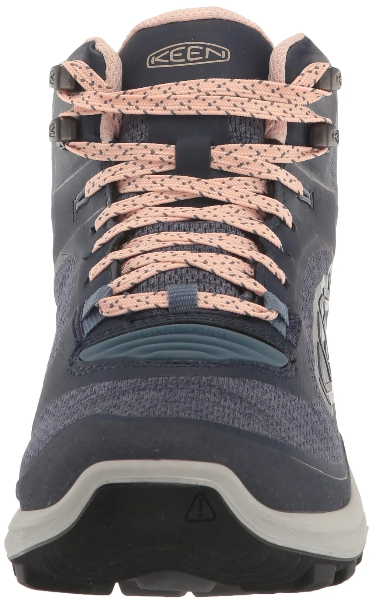KEEN Women's Terradora Flex Mid Height Waterproof Hiking Boots 9.5 Vintage Indigo/Peachy Keen
