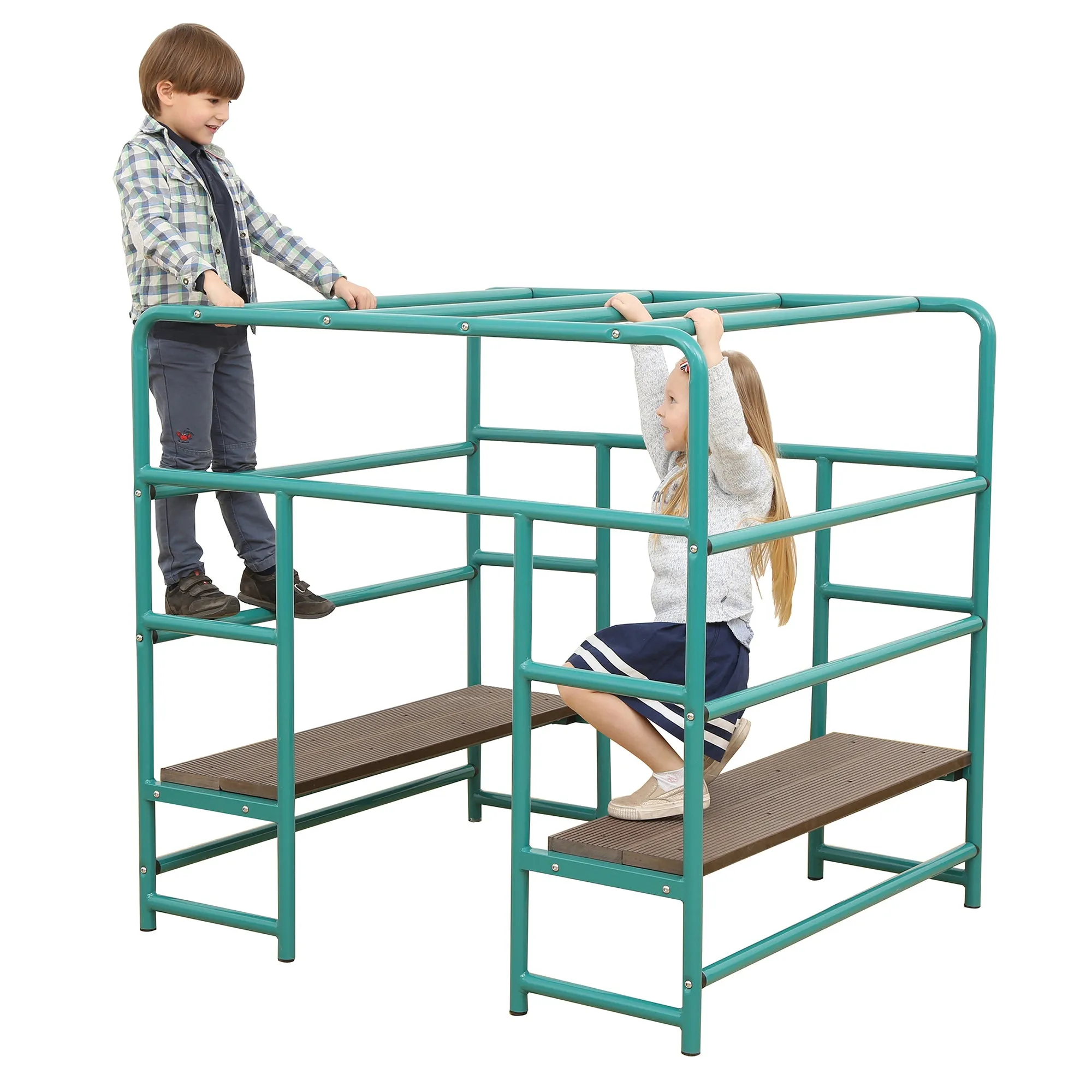 Kids Climbing Frame | Outdoor Play Equipment | Kids Monkey Bars | 118 x 110 x 110cm | 3 years 