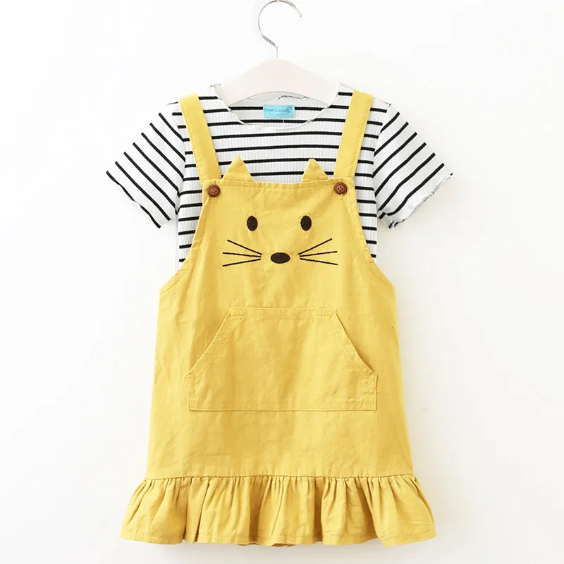 Kitty Strap Dress And Tee