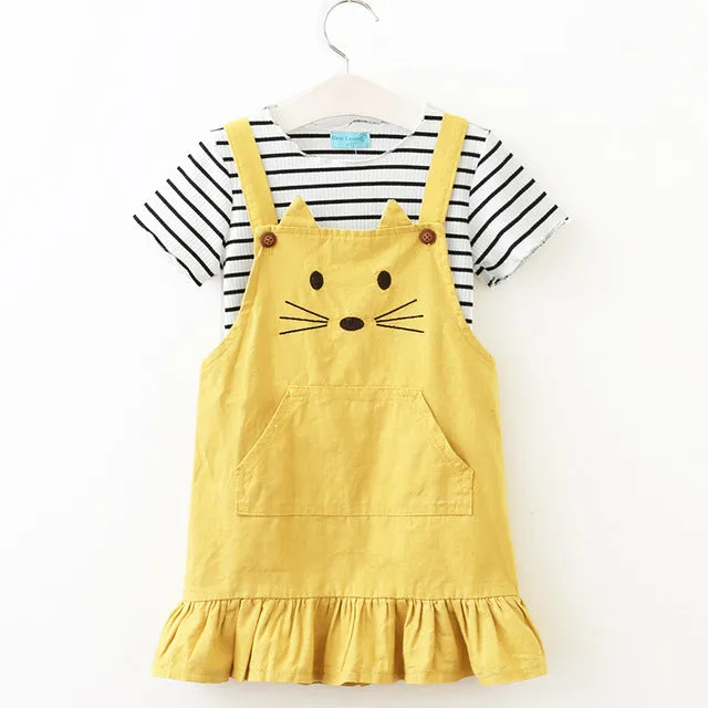 Kitty Strap Dress And Tee