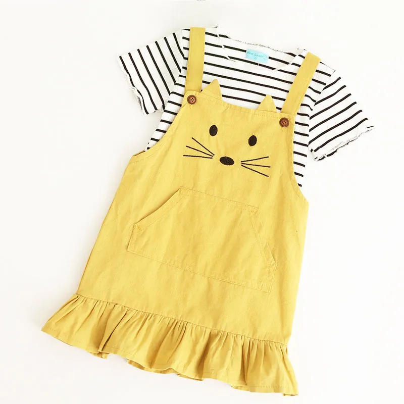 Kitty Strap Dress And Tee