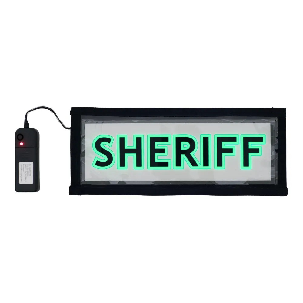 LIGHT UP SIGNS - HORSE, SHERIFF, AGENT