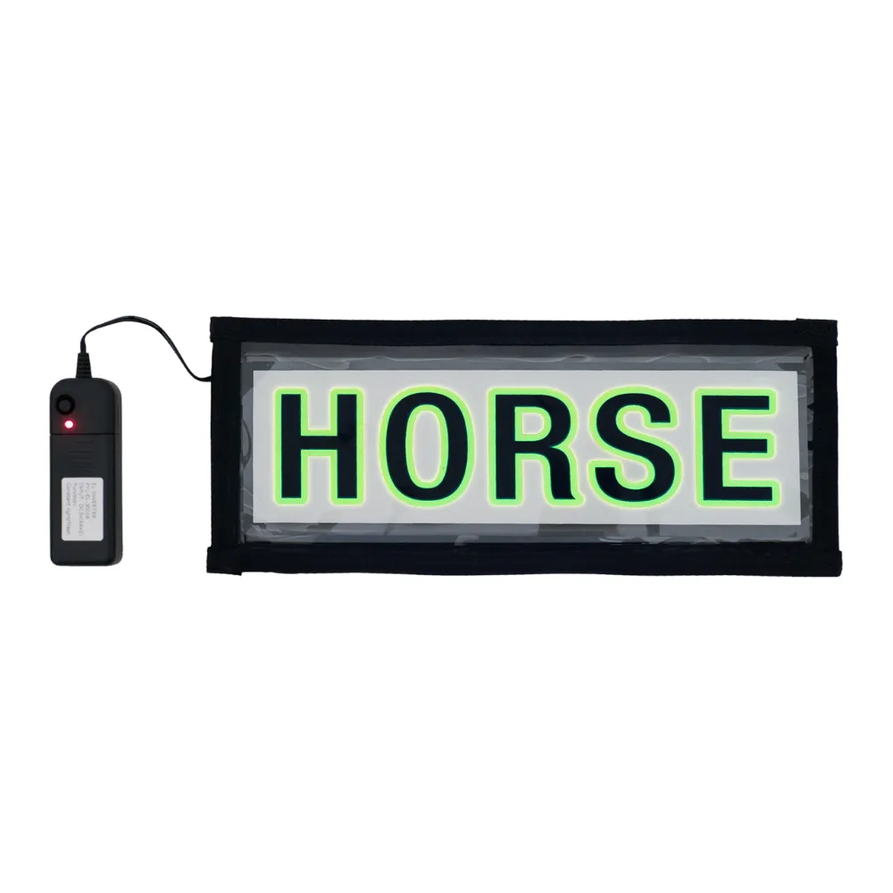 LIGHT UP SIGNS - HORSE, SHERIFF, AGENT
