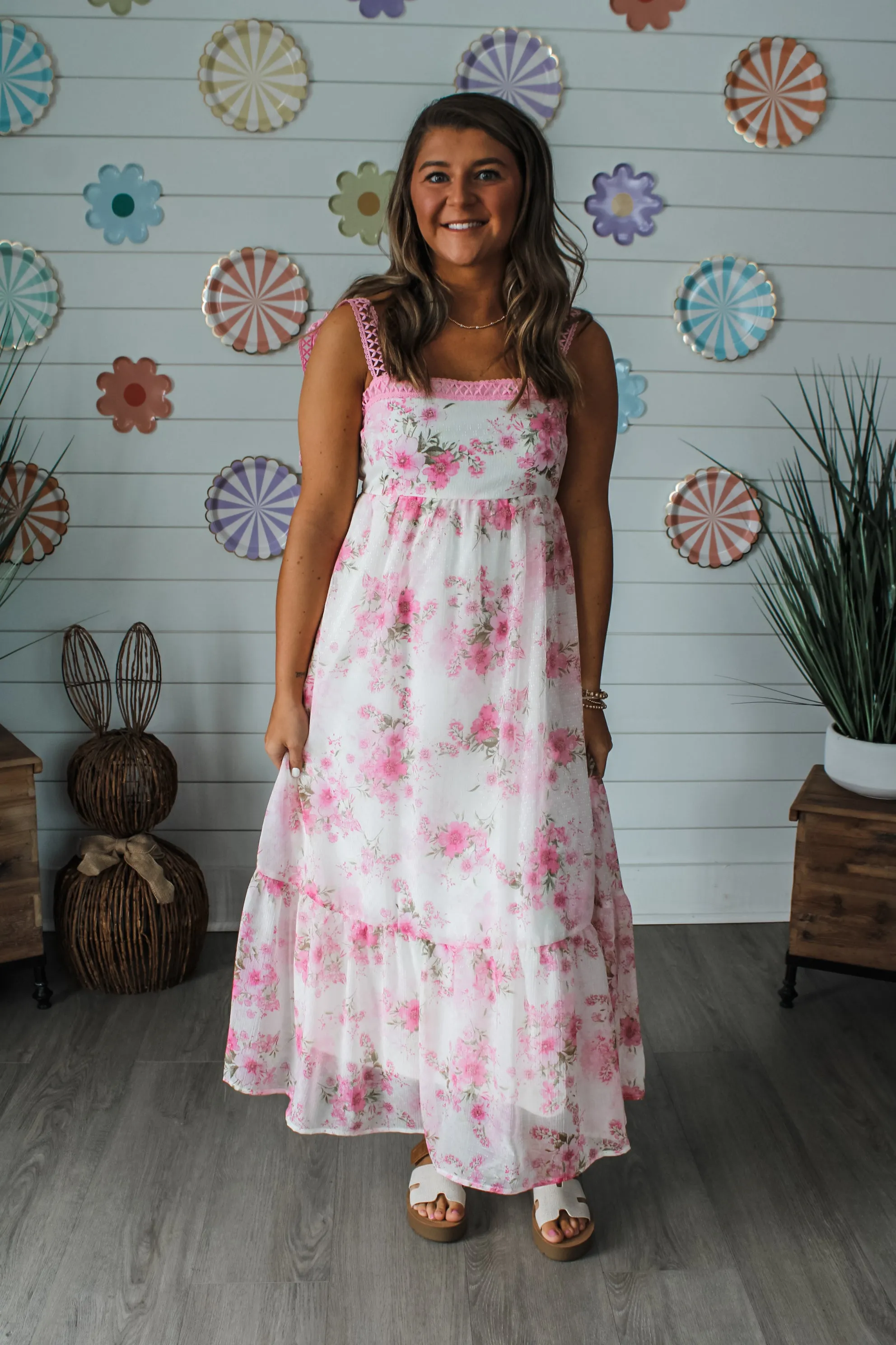 Lilies & Lace Maxi • Pink Floral