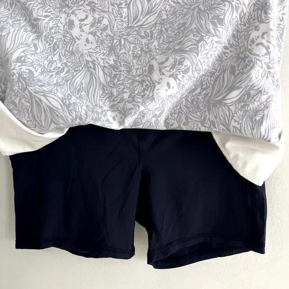 Lilly Pulitzer High Tide Navy Koala G'day Mate Golf Luxletic Monica Skort 8