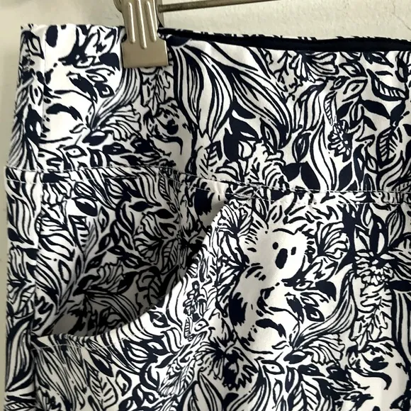 Lilly Pulitzer High Tide Navy Koala G'day Mate Golf Luxletic Monica Skort 8