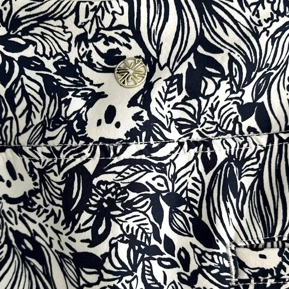 Lilly Pulitzer High Tide Navy Koala G'day Mate Golf Luxletic Monica Skort 8