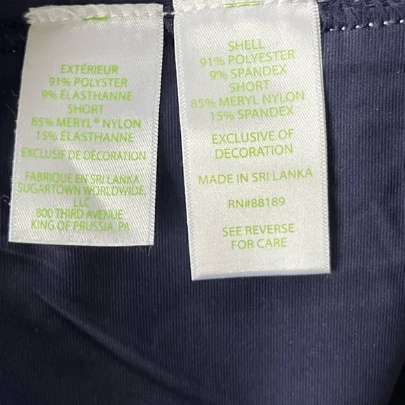 Lilly Pulitzer High Tide Navy Koala G'day Mate Golf Luxletic Monica Skort 8