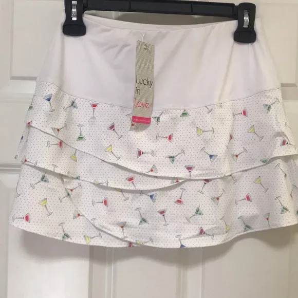Lucky in Love Golf/Tennis/Pickleball Skort, NWT!