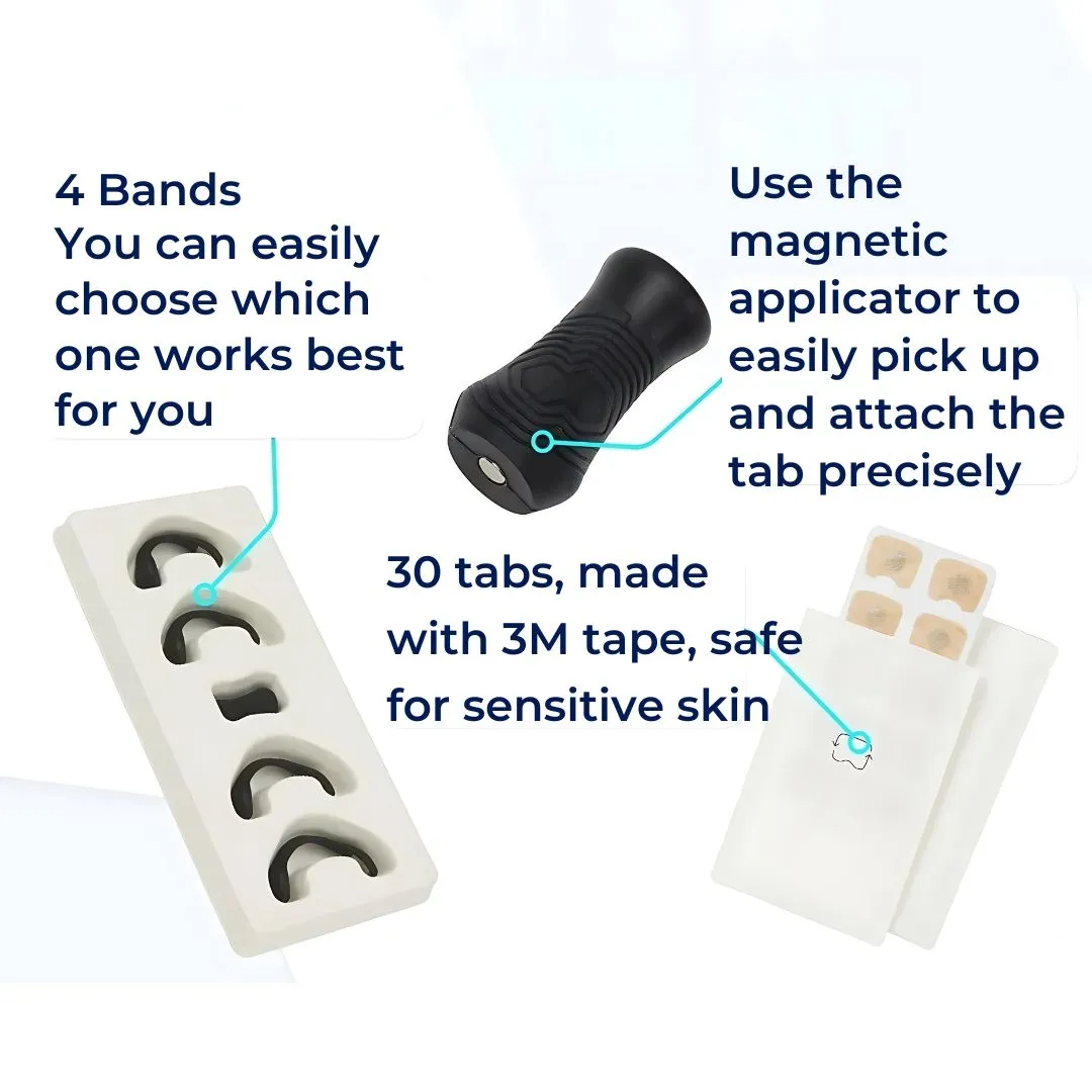 Magnetic Nasal Strips for Snoring Relief | Non-Invasive Breathing Aid for Better Sleep Quality