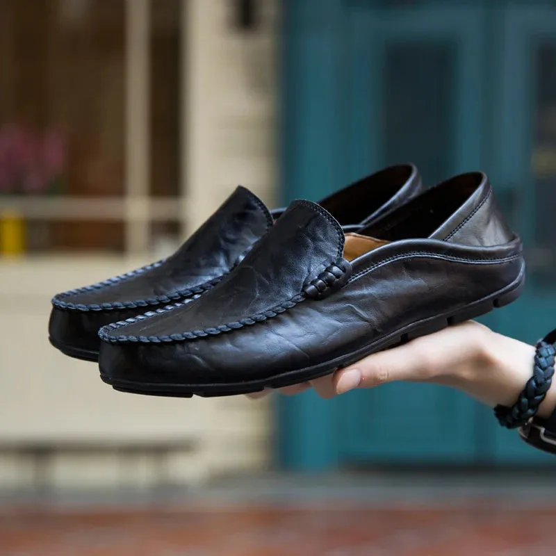 Marlon Leather Moccasins