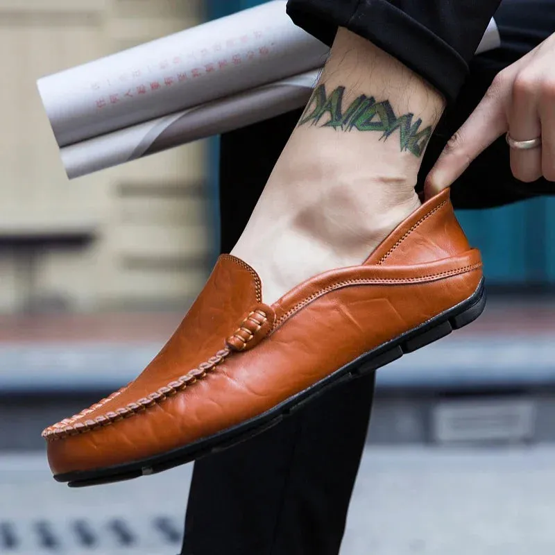 Marlon Leather Moccasins