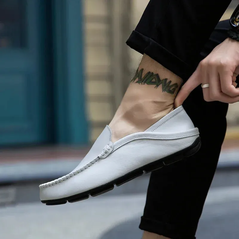 Marlon Leather Moccasins