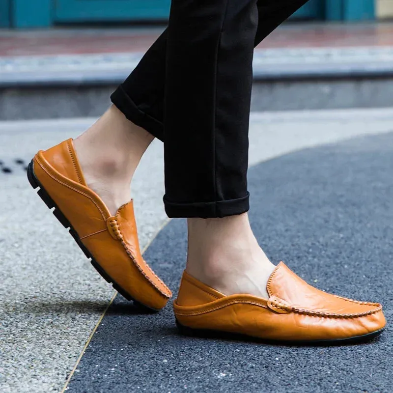 Marlon Leather Moccasins