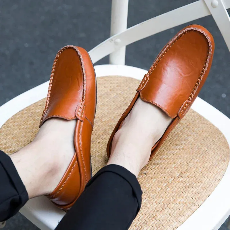 Marlon Leather Moccasins