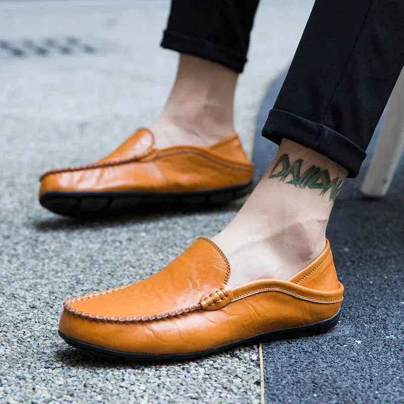 Marlon Leather Moccasins
