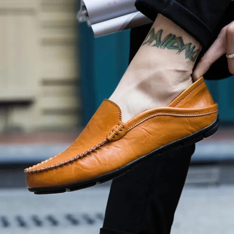 Marlon Leather Moccasins