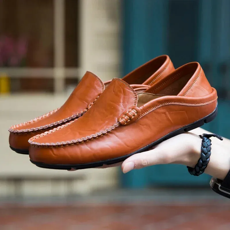 Marlon Leather Moccasins