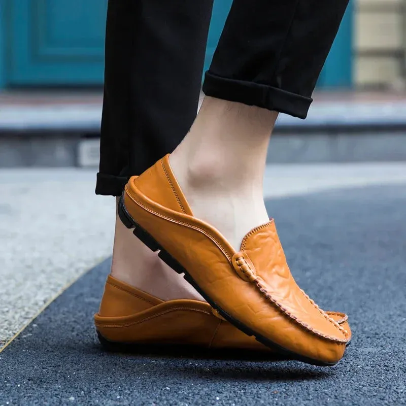 Marlon Leather Moccasins