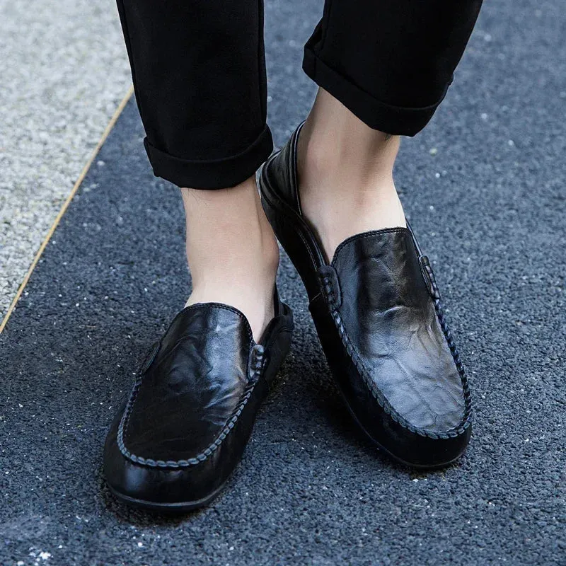 Marlon Leather Moccasins