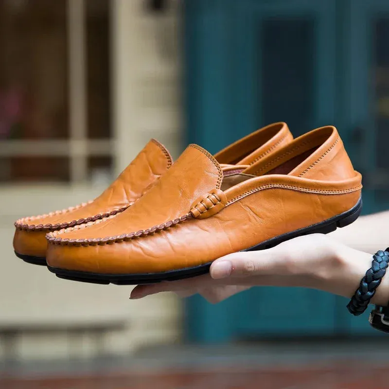 Marlon Leather Moccasins