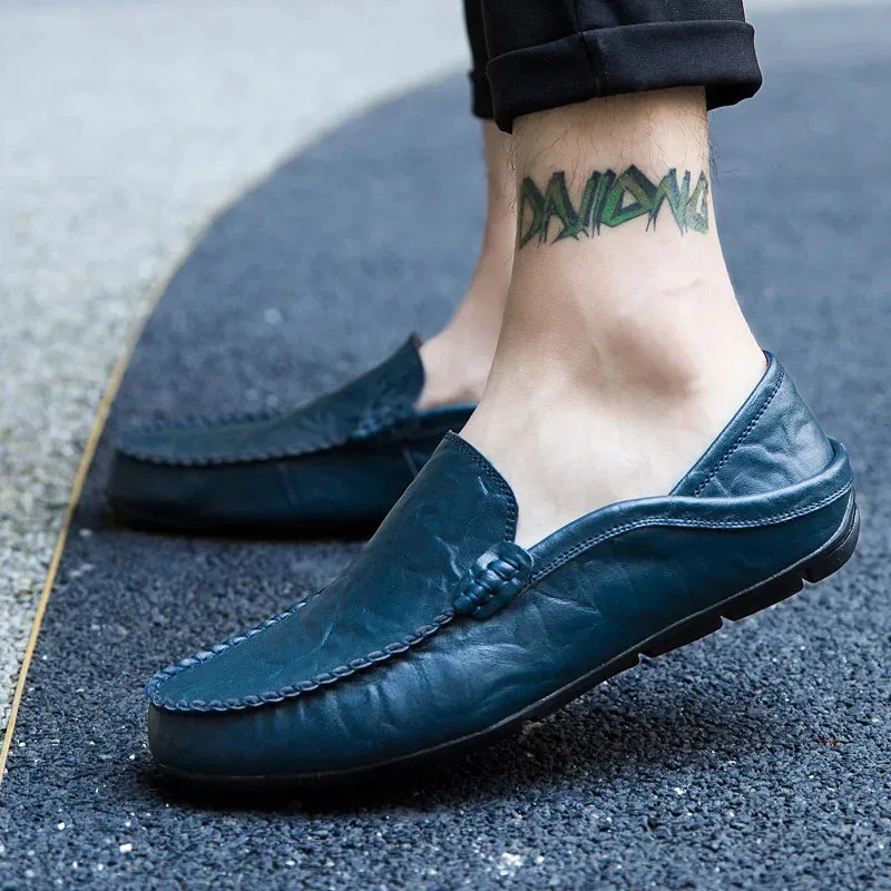 Marlon Leather Moccasins