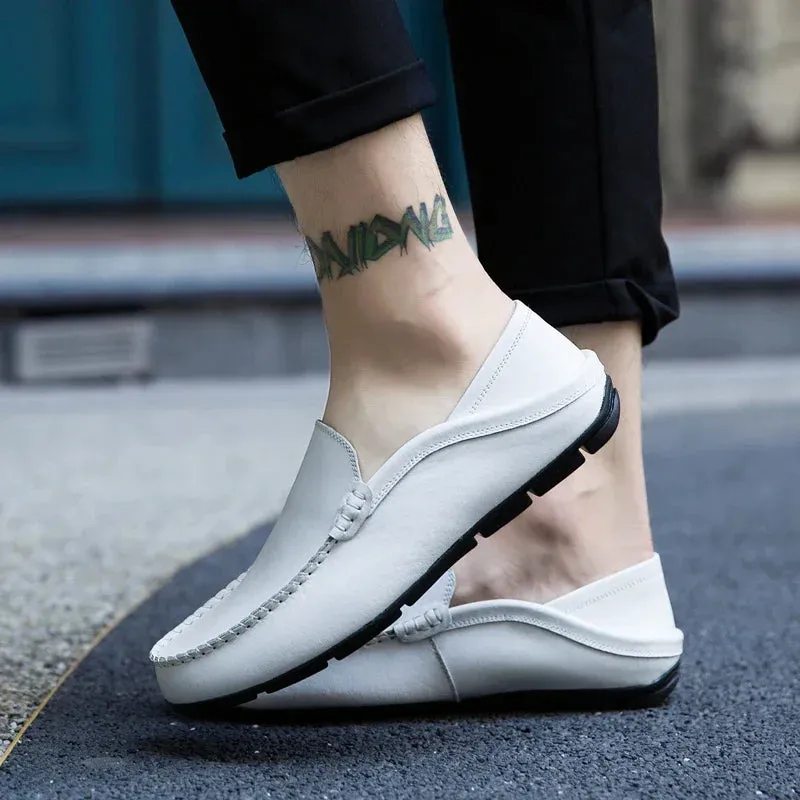 Marlon Leather Moccasins