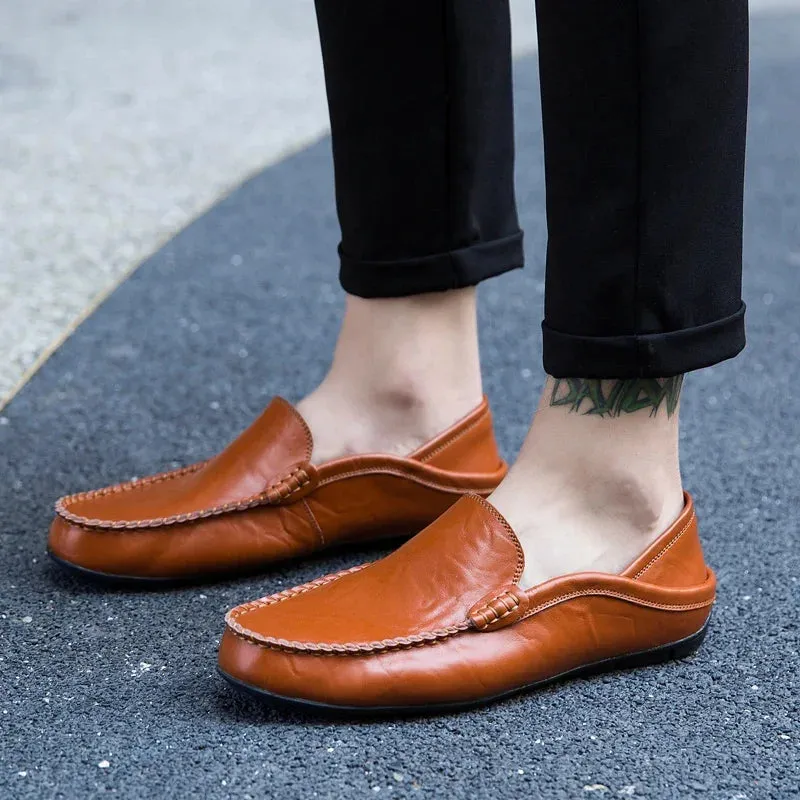 Marlon Leather Moccasins