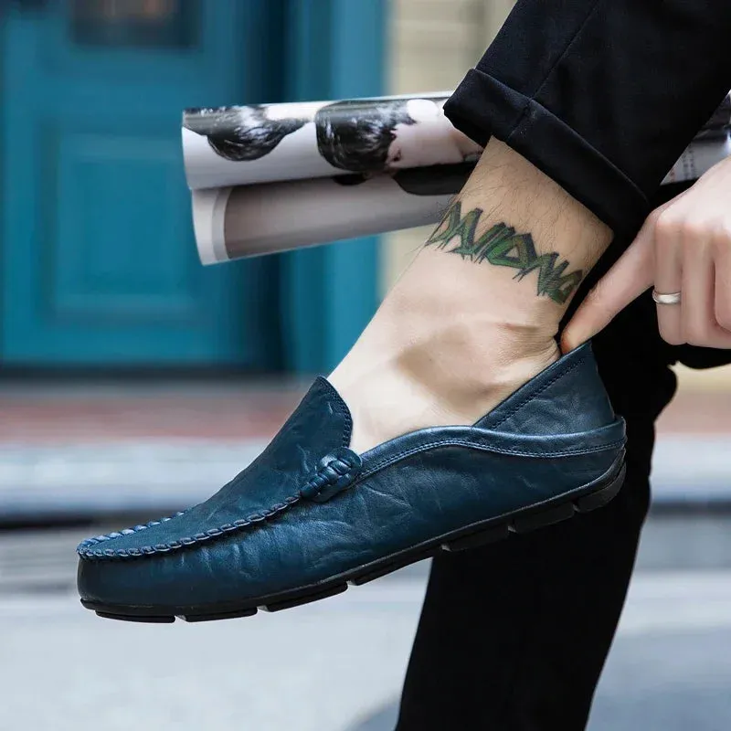 Marlon Leather Moccasins