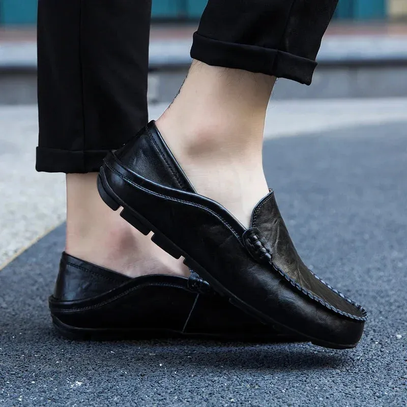 Marlon Leather Moccasins