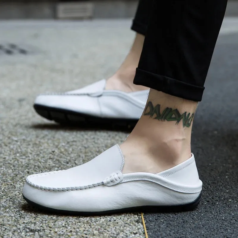 Marlon Leather Moccasins