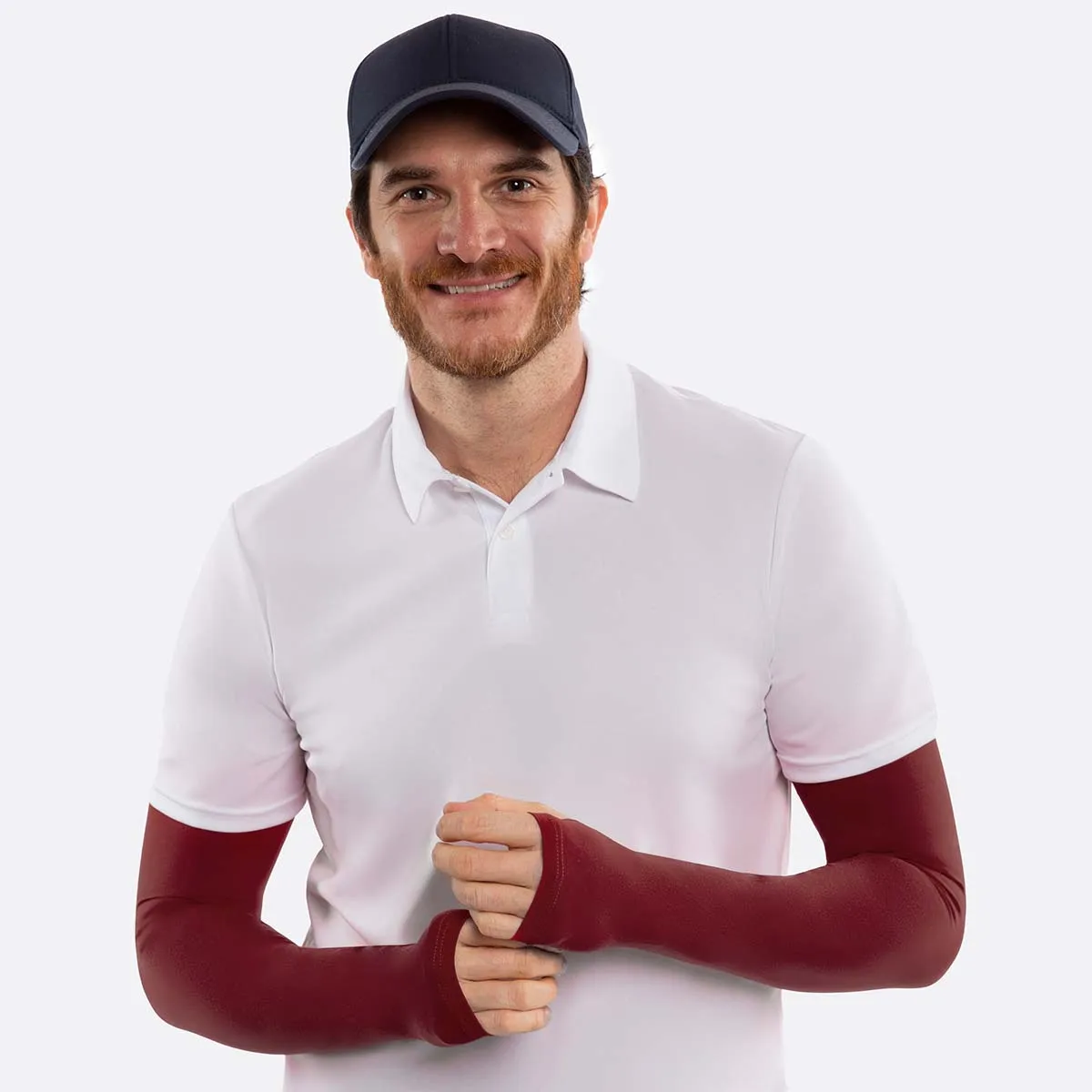 Maroon Arm Sleeves – Adult