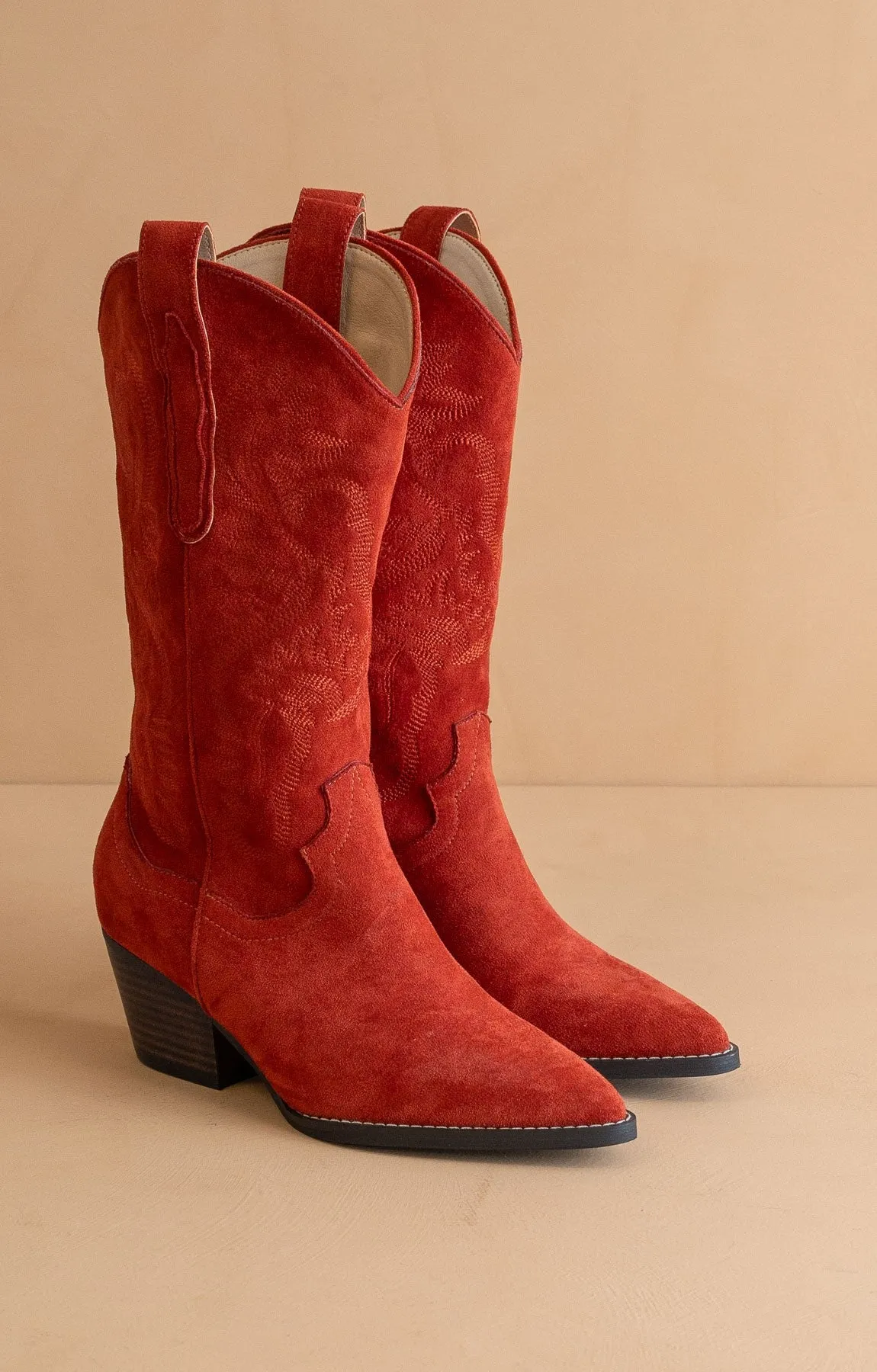 McCall Cowgirl Boots - Red