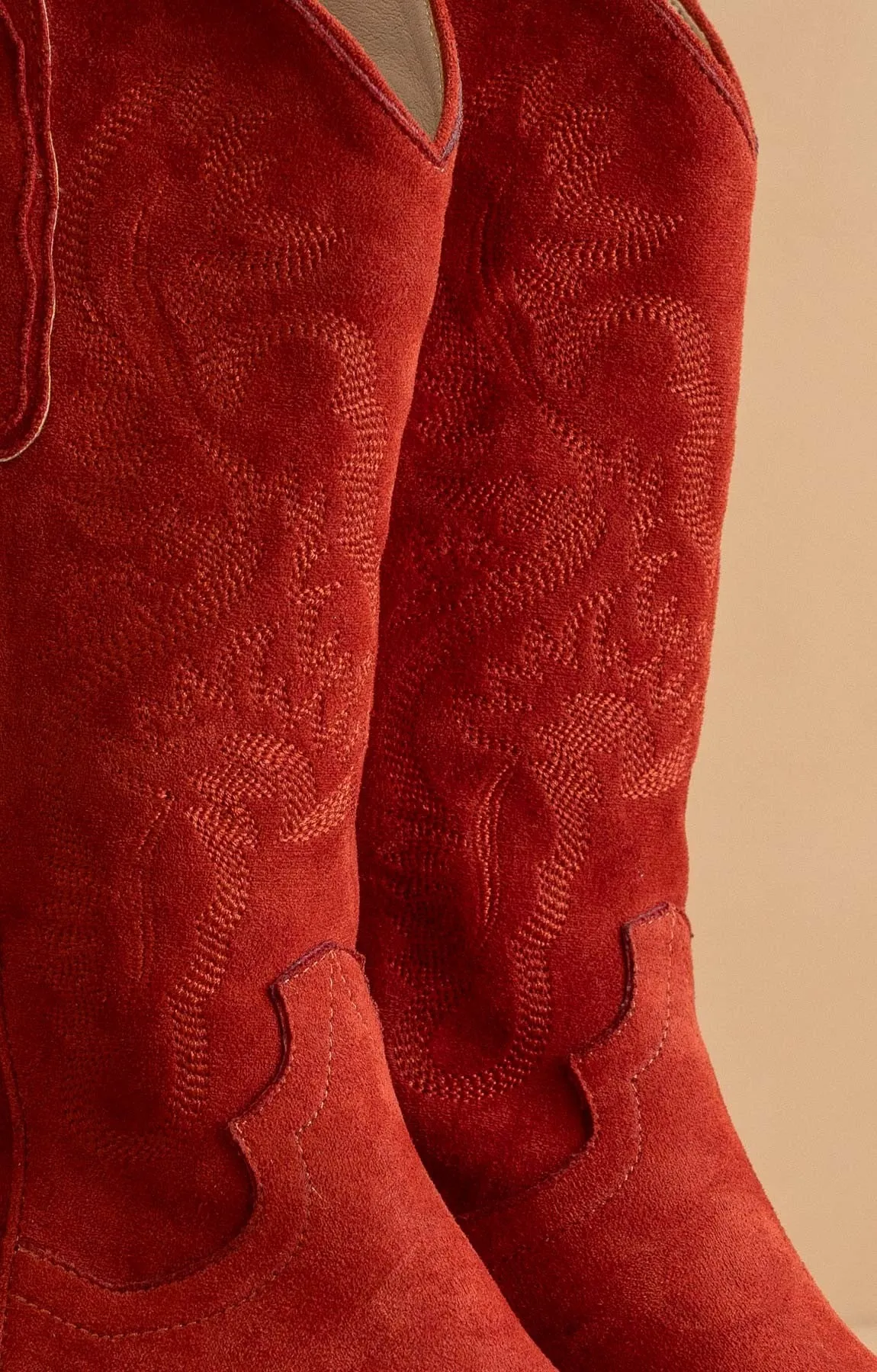 McCall Cowgirl Boots - Red