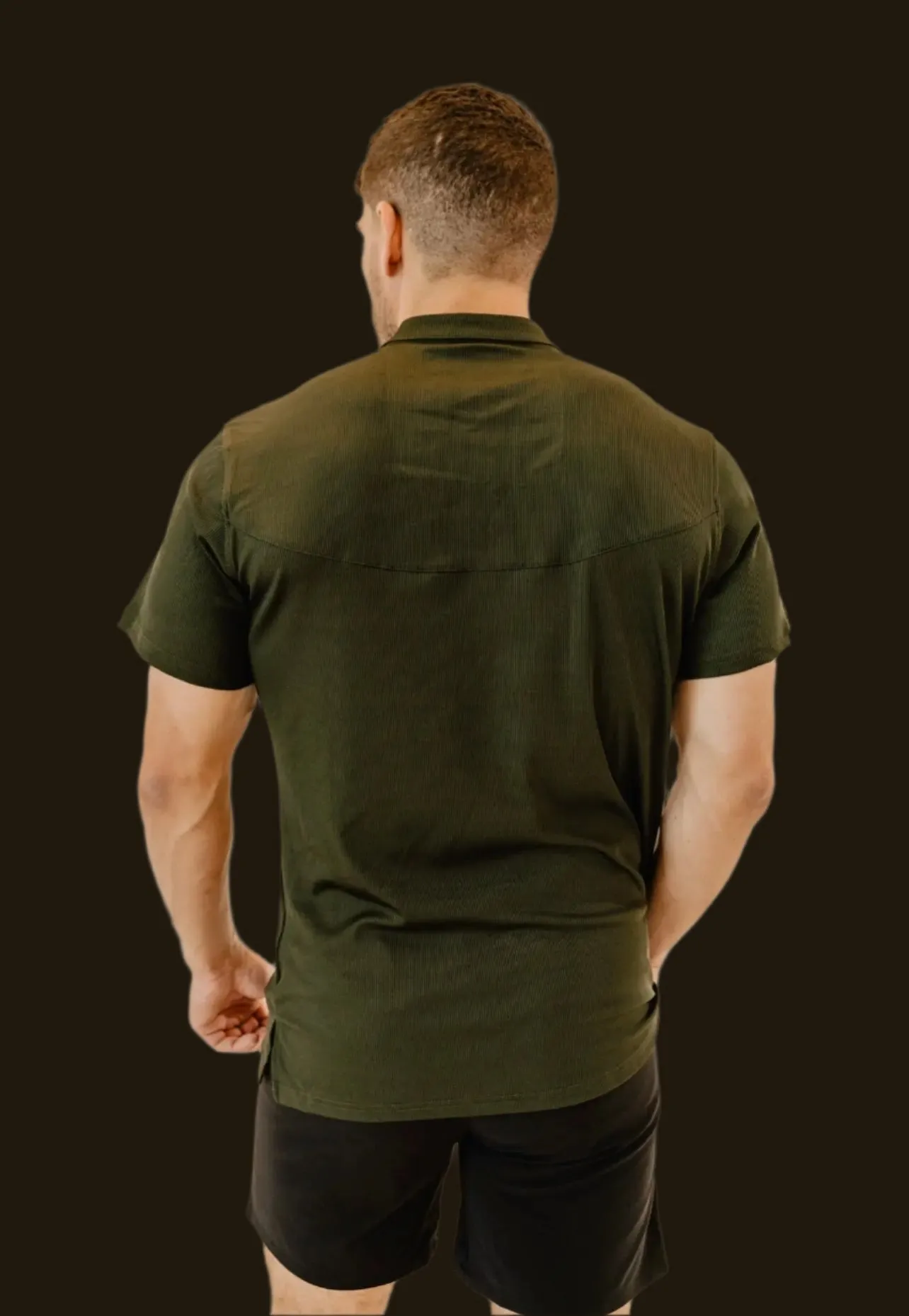 Men’s Ace Short Sleeve Golf Shirt - Seaweed Green