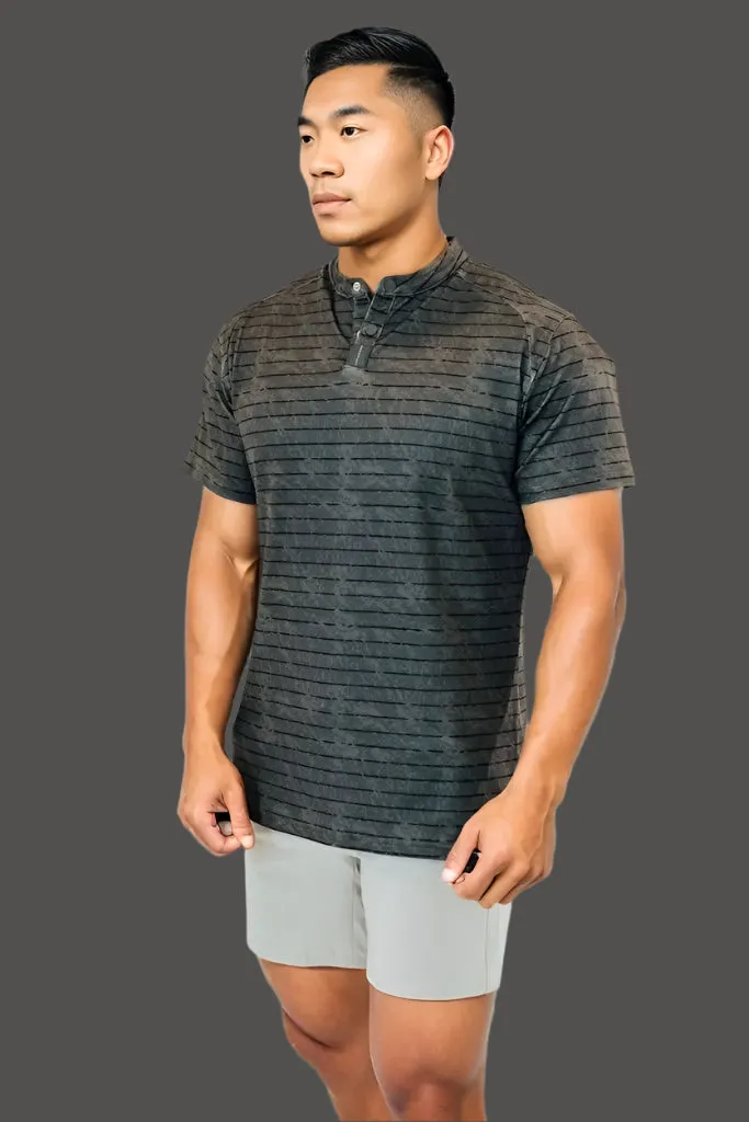 Men’s Ace Short Sleeve Golf Shirt - Volcanic Ash