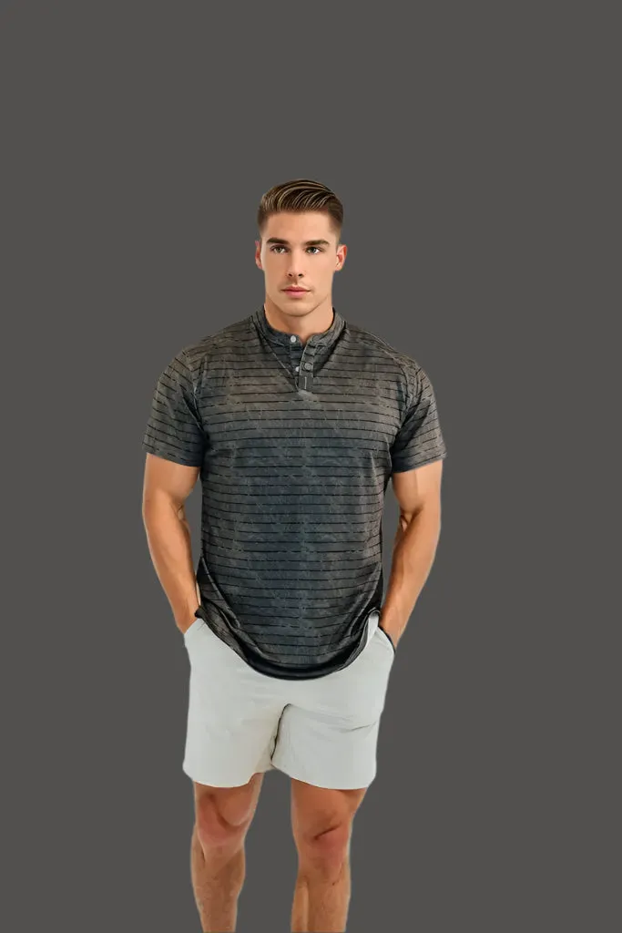 Men’s Ace Short Sleeve Golf Shirt - Volcanic Ash