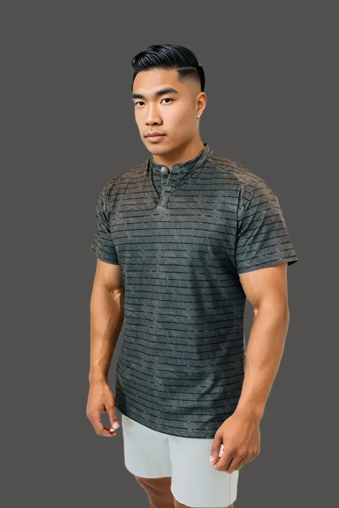 Men’s Ace Short Sleeve Golf Shirt - Volcanic Ash