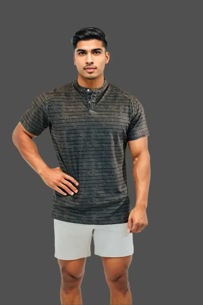 Men’s Ace Short Sleeve Golf Shirt - Volcanic Ash