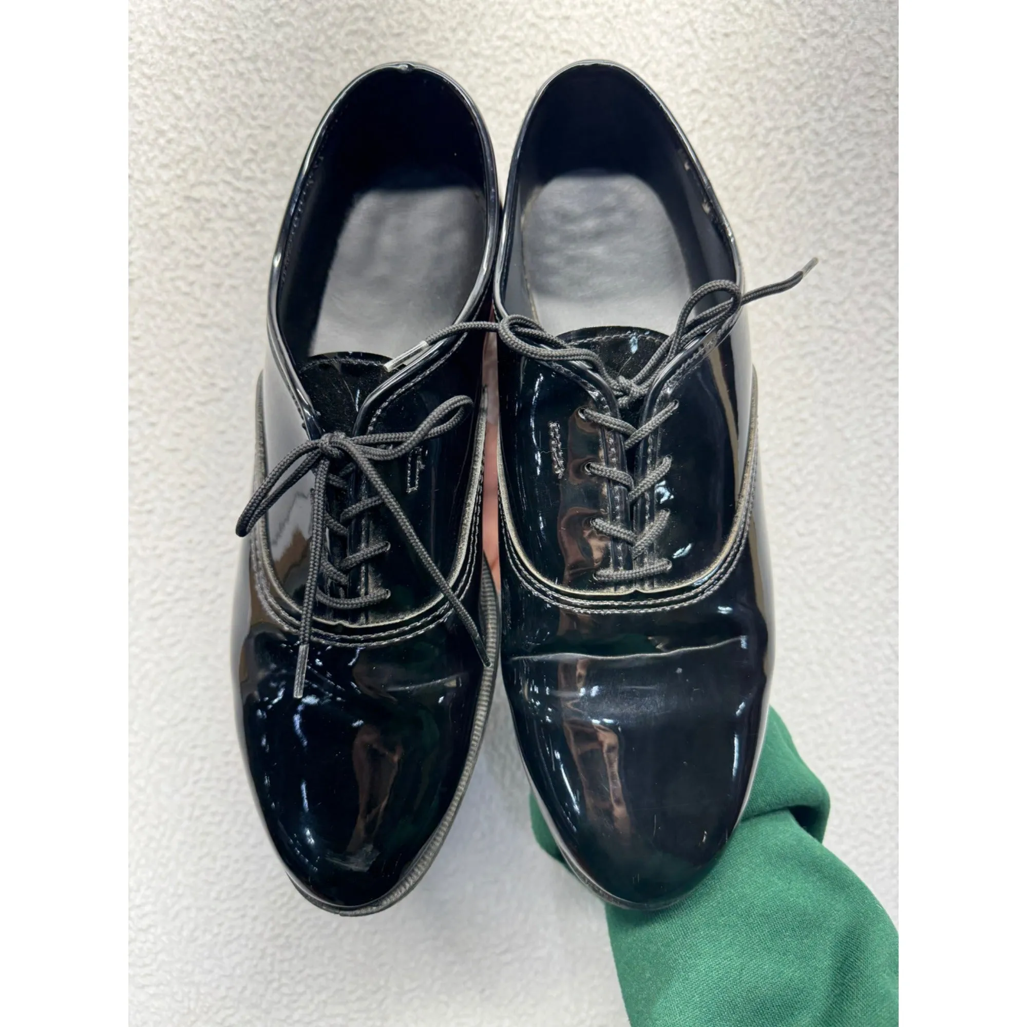 Mens Black Patent Leather Dress Shoes #5987