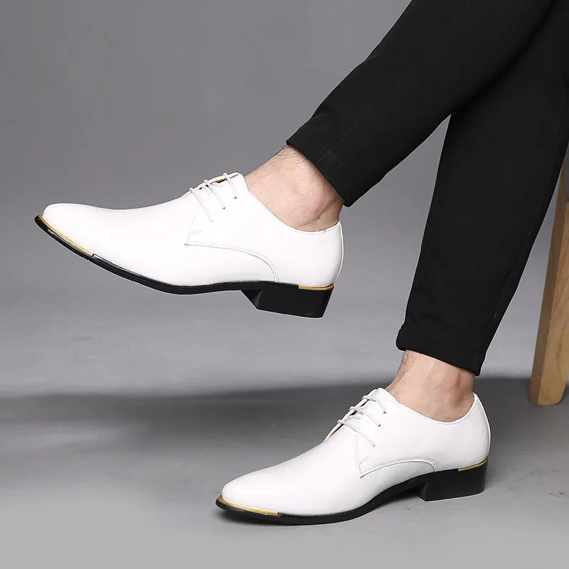 Men's Classic Shiny Plain Derby