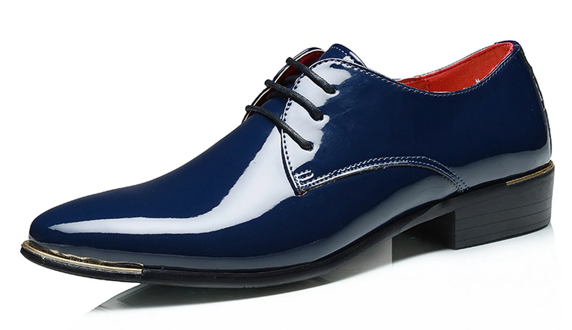 Men's Classic Shiny Plain Derby