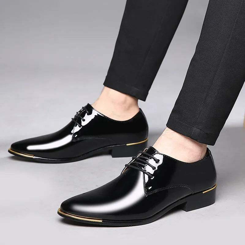 Men's Classic Shiny Plain Derby