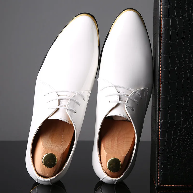 Men's Classic Shiny Plain Derby