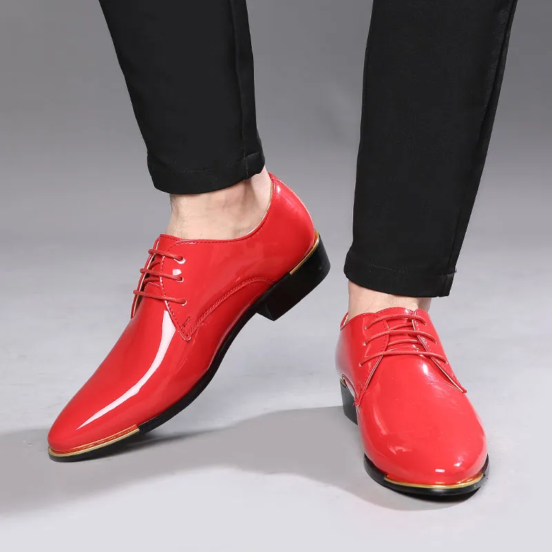 Men's Classic Shiny Plain Derby