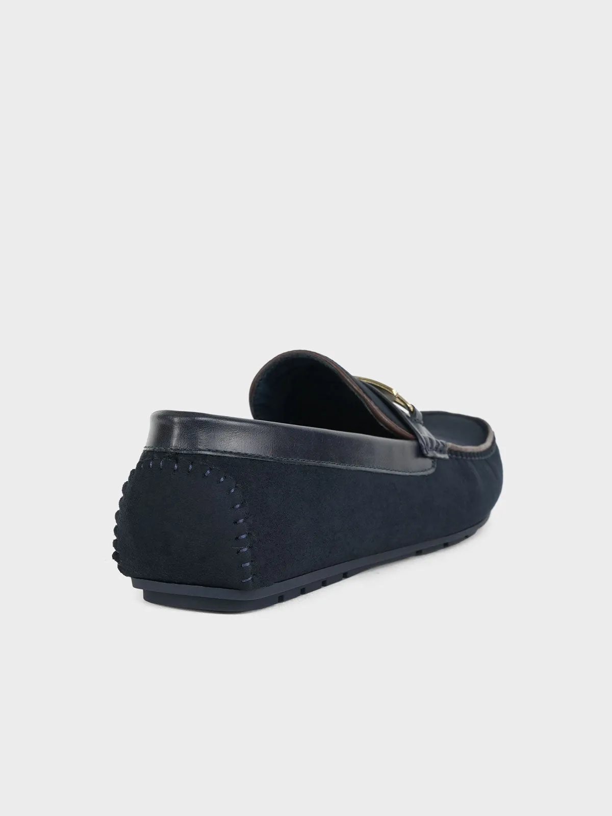 Mens "PIONEE" Adorned Moccasin Shoes