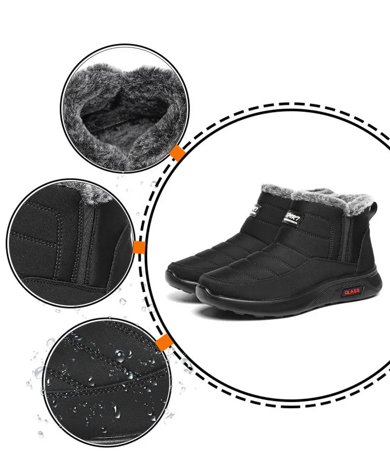 Men's Slip-On Waterproof Boots for Outdoor Adventures